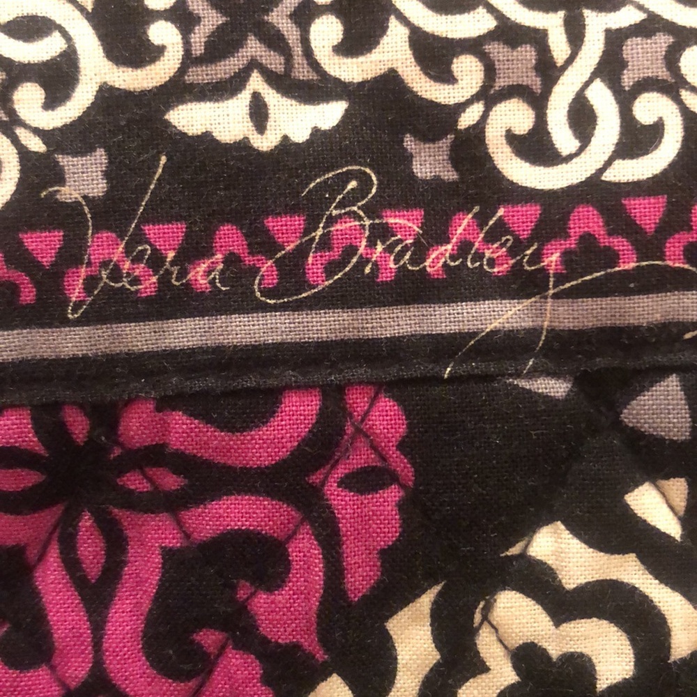 Vera Bradley cross body purse with credit card license slots adjustable strap
